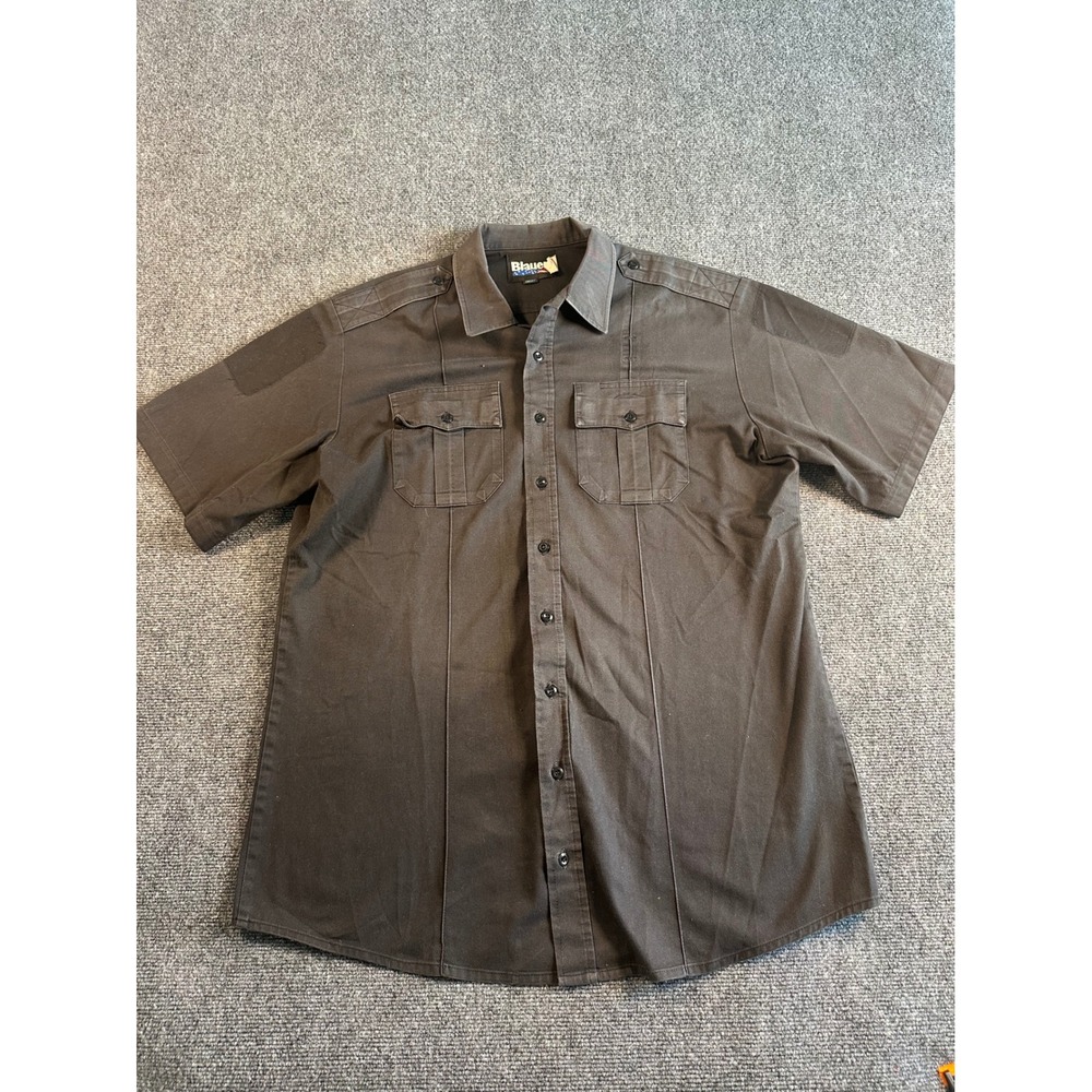 Blauer Short Sleeve Shirt Mens XL Tall Tactical Uniform Black 3XDry Workwear